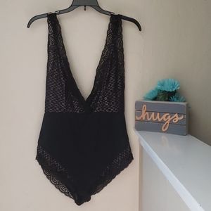 Free People - Sexy Black Lace Nighty